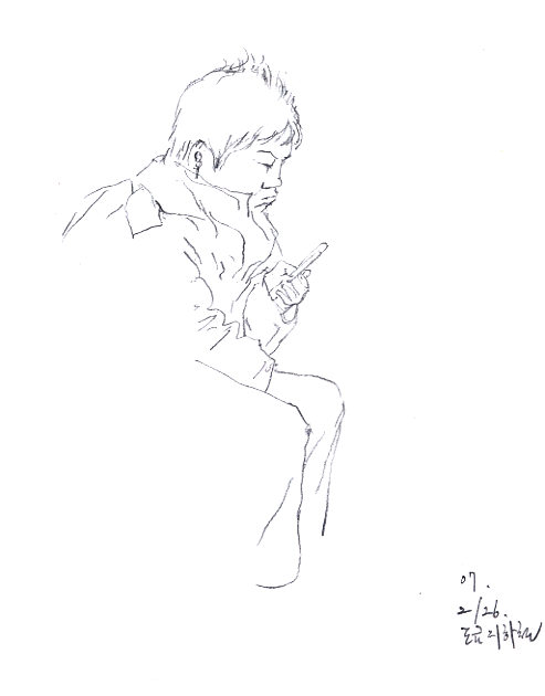 도쿄 지하철에서